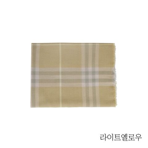 버버리 체크 울 스카프