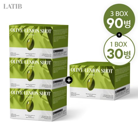 [병당 최저가]♥동가게 단독♥ 라티브 올리브레몬샷 90+30병 더