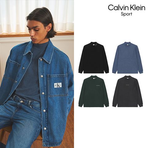 [Calvin Klein Sport] 25FW 모크넥 남성 4종