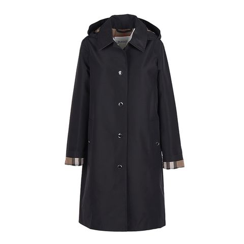 버버리 옥스클로즈 후드 트렌치 코트