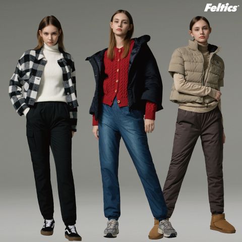 [펠틱스] 25FW 여성 뉴 웜맥스 장기모 패딩조거 팬츠 3종 (F515W)