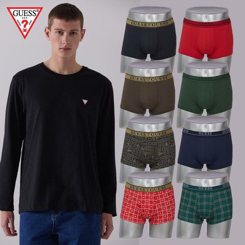 [삼성카드5%할인][신세계단독] 게스(GUESS) 홀리데이 드로즈 8종+ 티셔츠1종 패키지