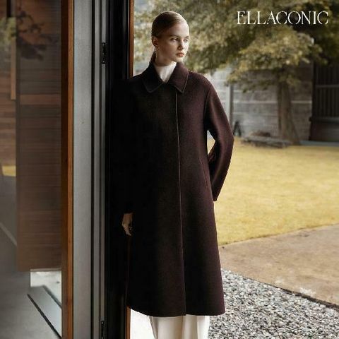 [삼성카드5%할인][런칭가299,000원→10만원 ↓] 엘라코닉  캐시미어울 핸드메이드 롱 코트