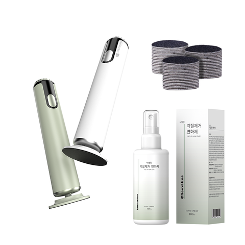 [국민카드5%할인]슈틸루스터 클린 풋 전동 발각질제거기 + 패드 60매 프리미엄팩 