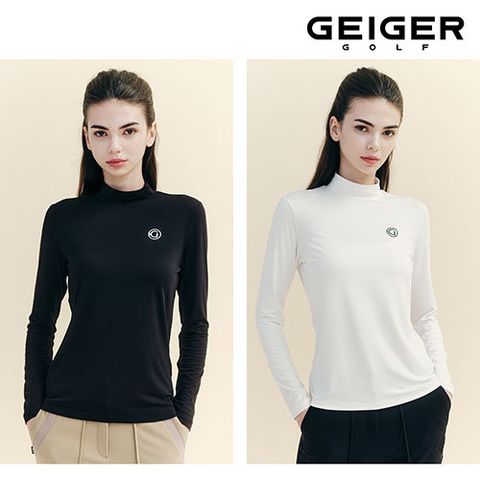 [최저가][가이거골프] 기모 모크넥 티셔츠 2종