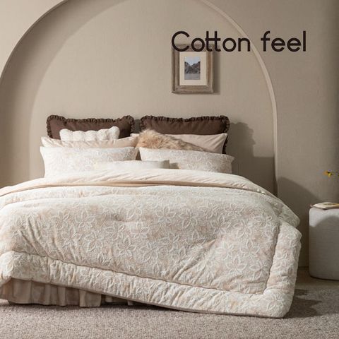 [코튼필]K 프리미엄 착번아웃 극세사 침구 3종