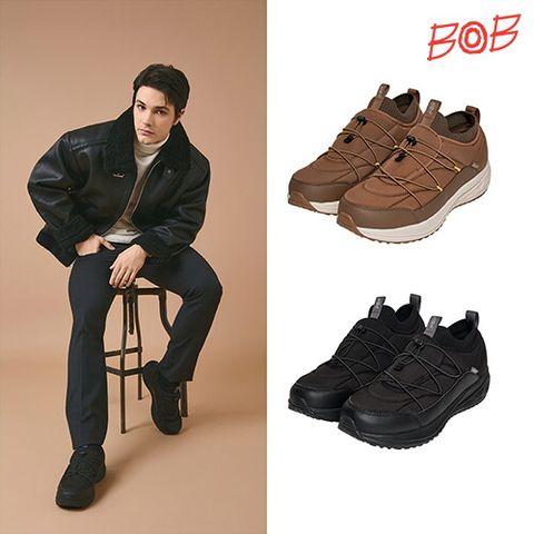 ○ BOB 25FW 남성 웜 삭스 니팅 패딩부츠 1종
