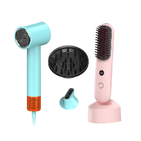 [삼성카드5%할인]슈틸루스터  슈럴 헤어 드라이어 무선 빗고데기 홈드라이팩(드라이기+고데기)