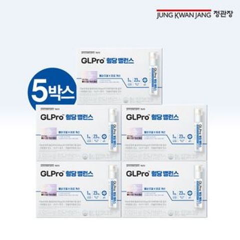 정관장 GLPro 지엘프로 혈당밸런스 5박스