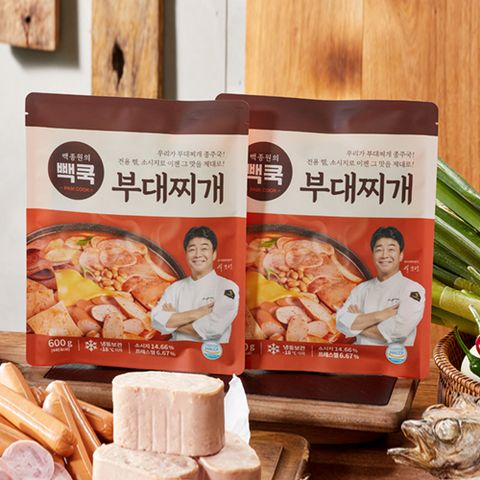 [백종원] 빽쿡 부대찌개 600g x 12개