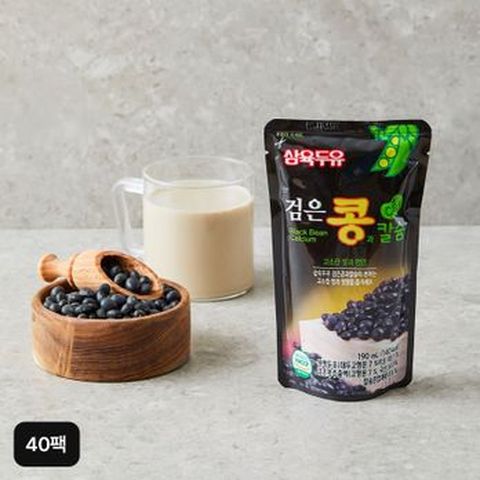삼육두유 검은콩과 칼슘 40팩