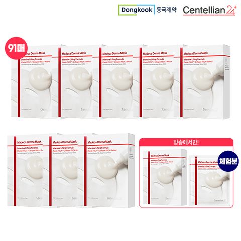 [최신상] 동국제약 마데카 더마 마스크 인텐시브 리프팅 포뮬러 91매