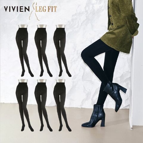 비비안 레그핏 25FW 타이즈 6종 패키지(블랙 6종)