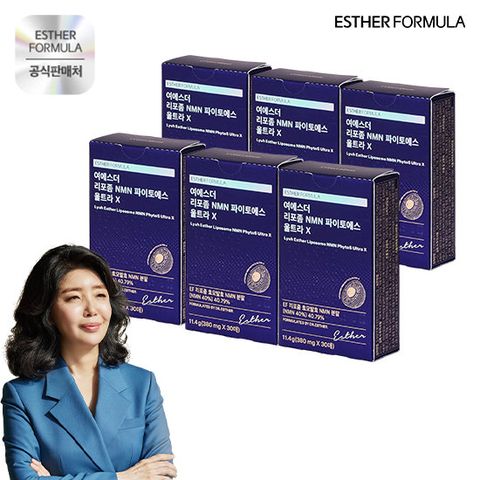 여에스더 리포좀 NMN 파이토에스 울트라X 6박스