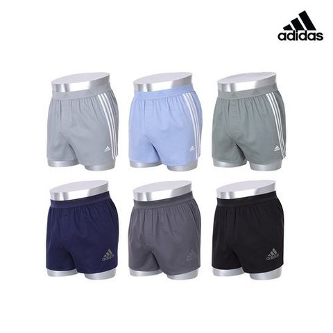 [아디다스] 아디다스 코튼 100 트렁크 6종 패키지