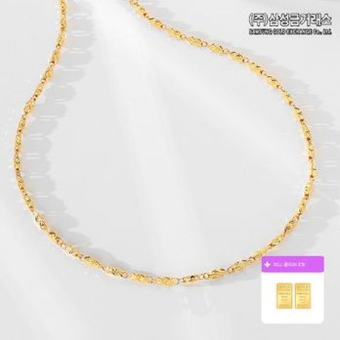 (방송에서만)(주)삼성금거래소 24K 순금 디오라 목걸이 26.25g(남녀공용)+골드바 2개