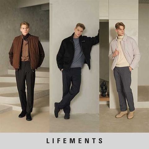 [라이프먼츠] 25FW 남성 웨이스트 프리 씬패딩 팬츠 3종