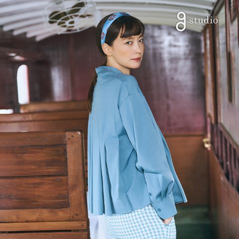 [최초가 79,900]25SS 코튼플리츠 블라우스