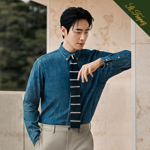 다니엘크레뮤 25FW 스트레치 버튼 다운 셔츠 2종