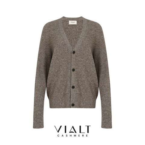 비알트(VIALT) 캐시미어100 남성 하찌 가디건