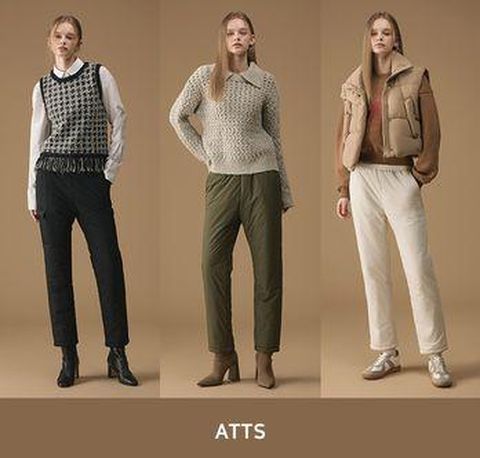 엣츠 여성 패딩 융기모팬츠 3종