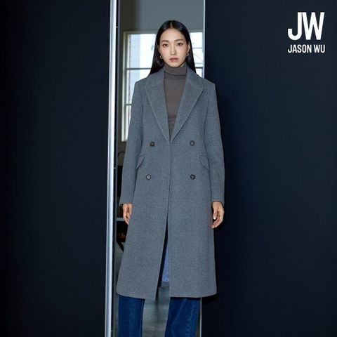 제이슨우 25FW Colette 울캐시미어 아워글래스 더블 코트 (3 COLORS) [런칭 가격 179,900원]
