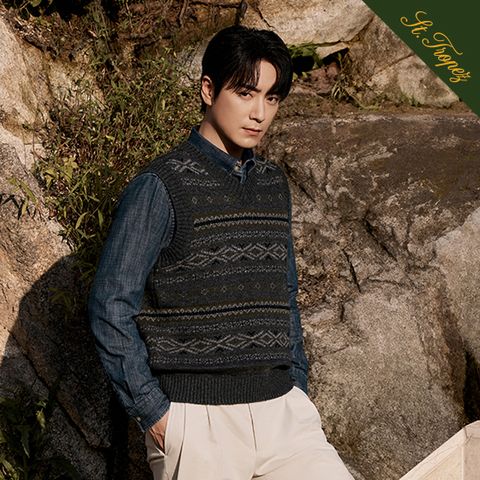 다니엘크레뮤 25FW 울 블렌드 페어아일 베스트