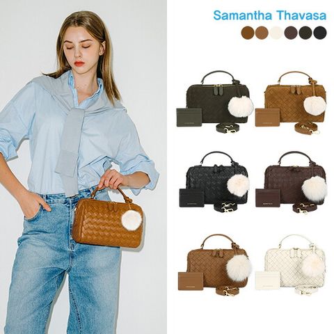 [직]25FW NEW COLOR 양가죽 인트레치아토 탑핸들 토트백 (+카드지갑,폭스퍼 참)