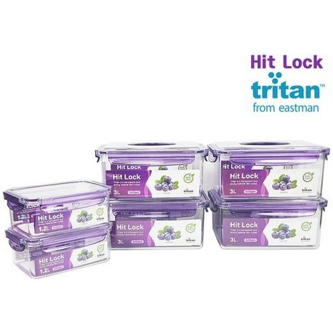 [에코센스 히트락] 에코센스 히트락 올트라이탄 밀폐용기 6종