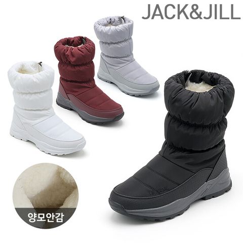 잭앤질 25FW 여성 양털 블렌디드 패딩부츠 1종