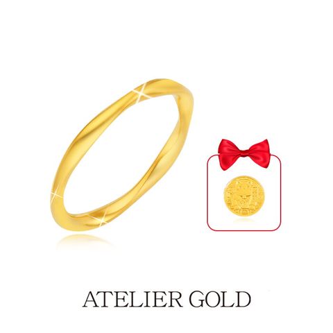 ○ 24K 웨이브 반지 싱글세트 + 24K 골드 1종