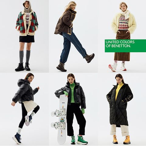 	 베네통 웨더기어 패딩 부츠