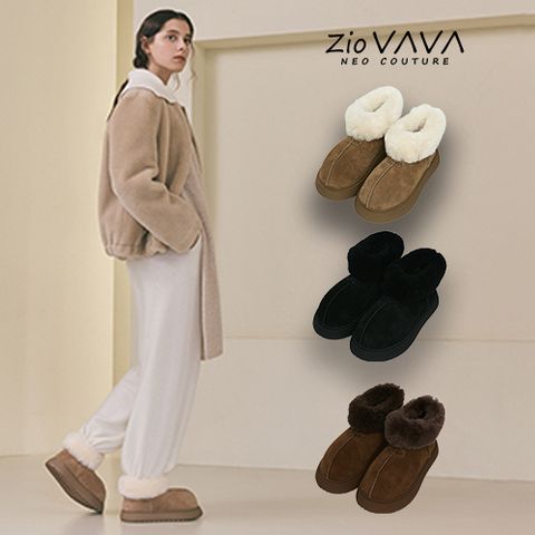 [지오바바] 소가죽 양모피 부츠