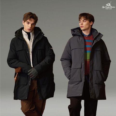 [RCB폴로클럽] 25FW 남성 하프 패딩코트 1종