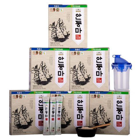 북안동농협 안동마분말 10g 30포 6통 총180포 체험분3포 쉐이커1개