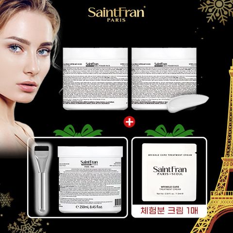 [VIP 패키지] 세인트프랑 링클 크림 150ml 2통+250ml 1통+브러쉬