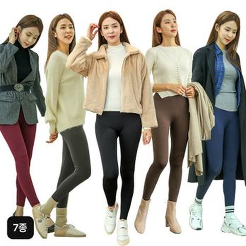 오슈어 기모레깅스 7종세트