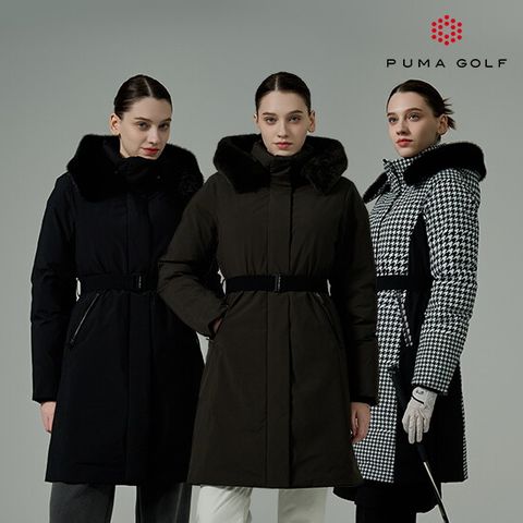 ◎ 푸마골프 25FW 여성 인퀼팅 패딩 코트