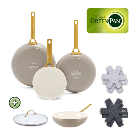 [굿라이프PICK] 파도바 세라믹 논스틱 인덕션 프라이팬 풀 세트