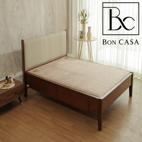 [본까사] 퀸침대 + 리프트업 테이블+ 전용패드+목어깨마사지기