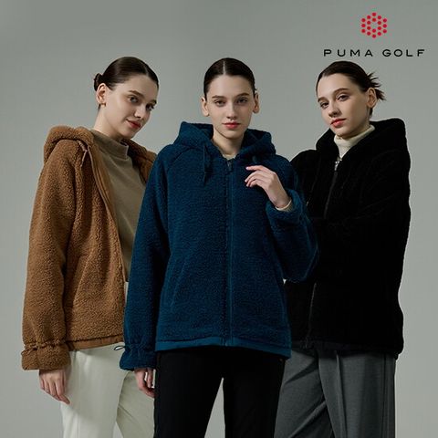 O 푸마골프 25FW 여성 플리스 패딩 자켓