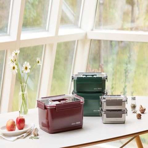 알레보X스텐락 대용량 컬러 스텐 숨 용기 5종 세트_왕톡긴급재방