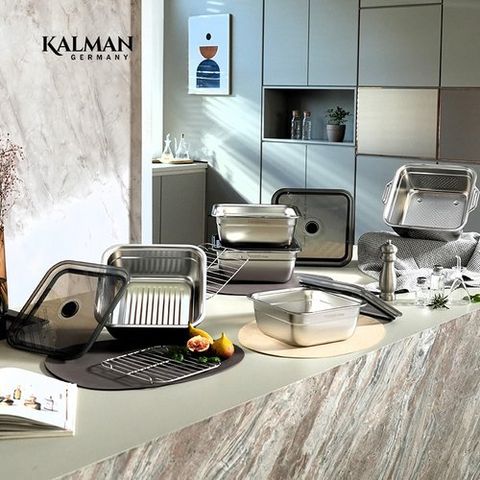 [칼만] (방송최다구성)칼만 스텐큐브 웨이브 밧드 풀세트(15P)