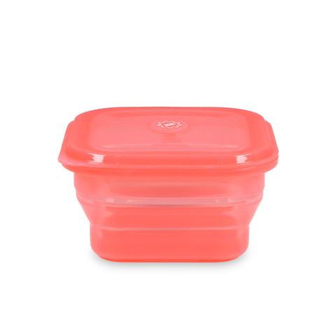 접이식 실리콘 용기 푸쉬락 400ml (15colors) 전자레인지 냉동밥 보관