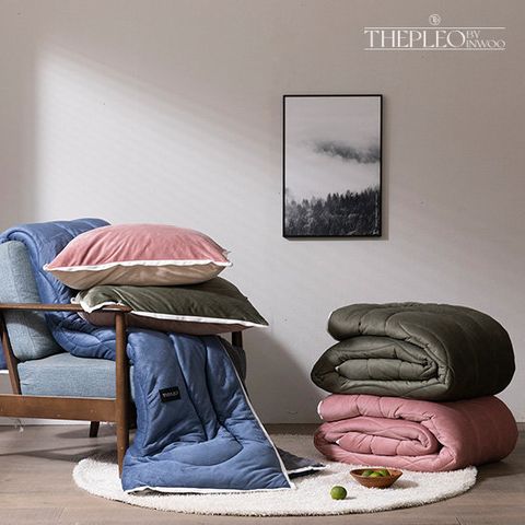 [3장세트/Q] 더플레오 베이즌 극세사 차렵이불 3장