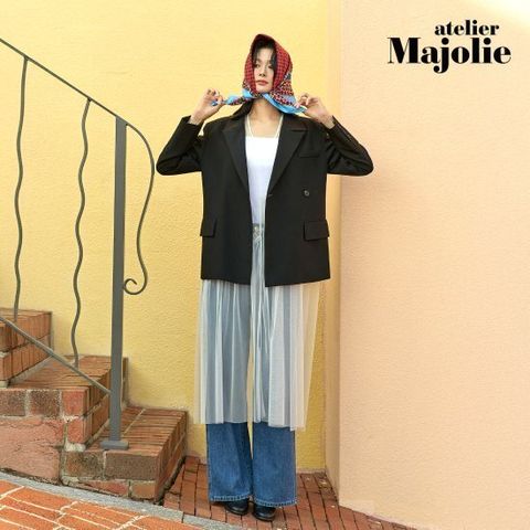 아뜰리에마졸리 레이어드 시스루 원피스 1종 [런칭 가격 69,900원]