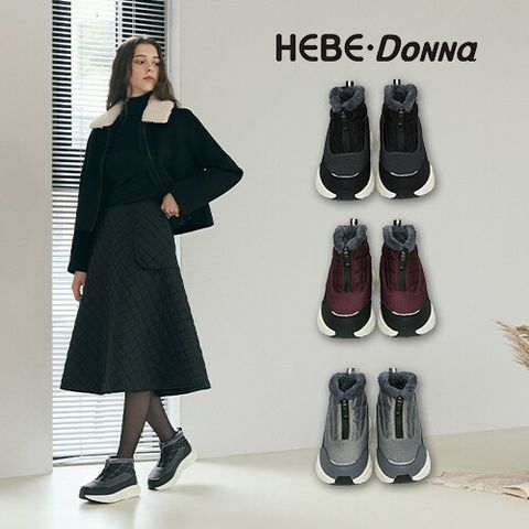 O 헤베도나 25FW 여성 웜 부스터 방한 슈즈