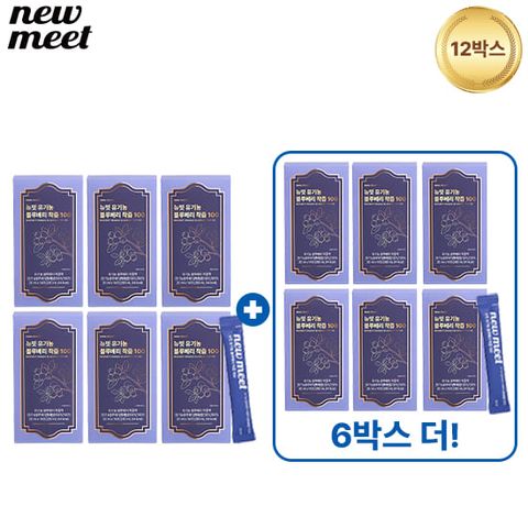 뉴밋 유기농 블루베리 NFC 착즙 100% 6박스+6박스
