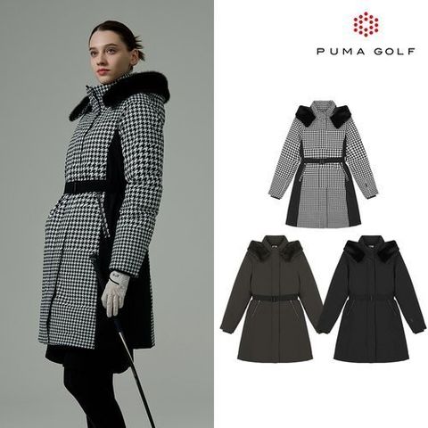 [푸마골프] 25FW 인퀼팅 패딩코트 여성