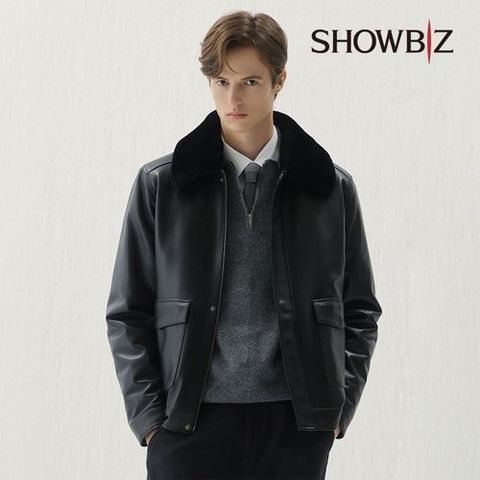 [쇼비즈] 25FW 남성 램스킨 윈터 가죽 패딩재킷